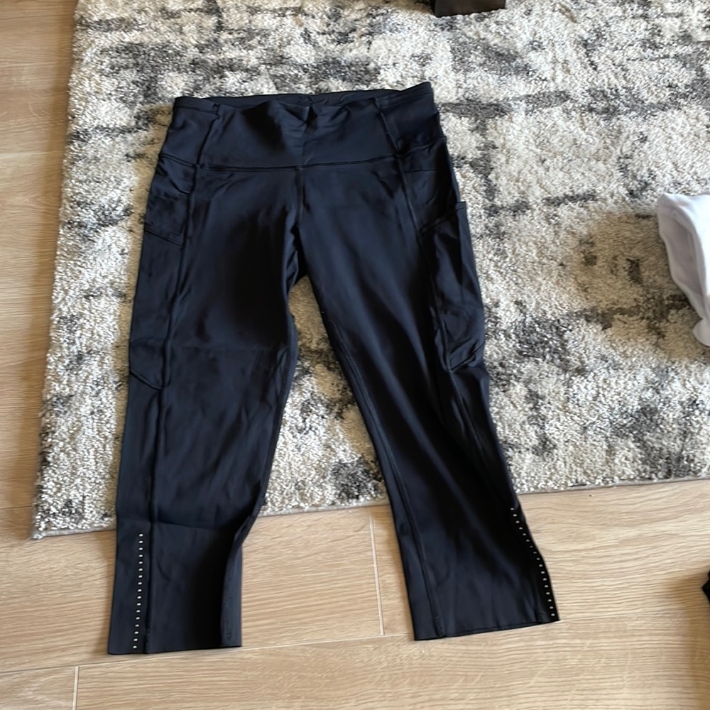 Lululemon fast and free cropped leggings